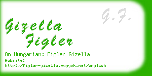 gizella figler business card